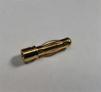 4 mm Goldkontakt Stecker (1 Stück)