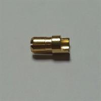 6 mm Goldkontakt Stecker (1 Stück)