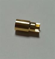 6 mm Goldkontakt Buchse (1 Stück)