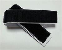 Klettband 10 cm schwarz (2 Stück)
