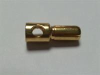 5,5 mm Goldkontakt  Stecker (1 Stück)