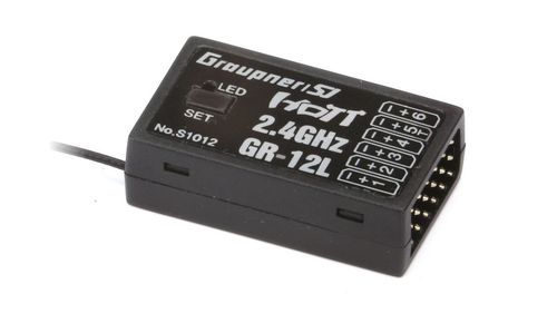 Graupner GR-12L HoTT - 2.4 GHz Empfänger 6 Kanäle