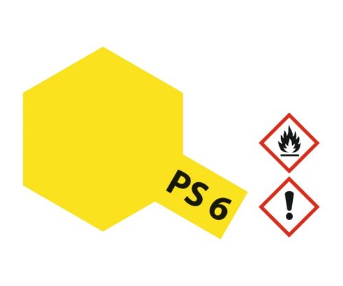 PS-6 Sprühfarbe Gelb Polycarbonat 100ml