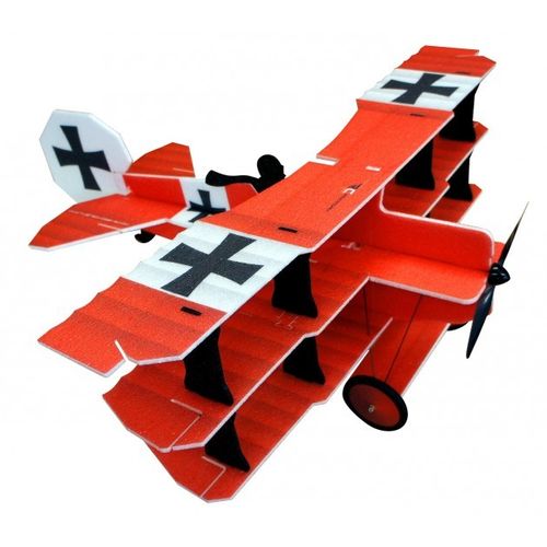 RC-Factory Crack FOKKER Dr.1 Triplane Red Baron Slowflyer
