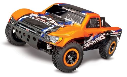 TRAXXAS Slash 4x4 VXL orange RTR ohne Akku/Lader 1/10 4WD Short-Course-Race-Truck Brushless