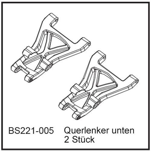 Querlenker unten (2 Stück) - BEAST BX / TX