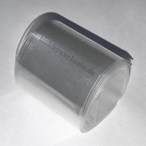 Schrumpfschlauch transparent 45 mm - Länge 1 Meter