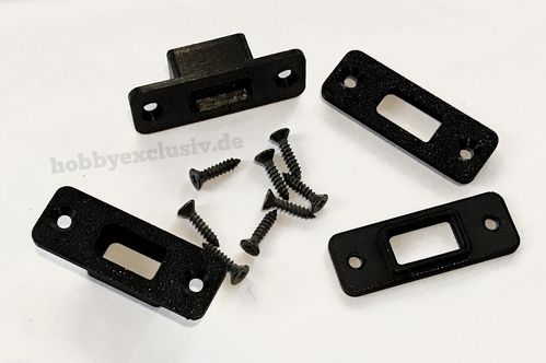 Einbaurahmen für XT60 Stecker und Buchsen (je 2 Stück)