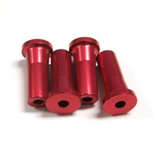 Alu-Abstandshalter 35mm in der Farbe rot für 5mm Schraube ohne Gewinde