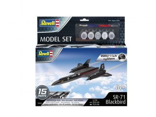 Model Set Lockheed SR-71 Blackbird easy-click-system
