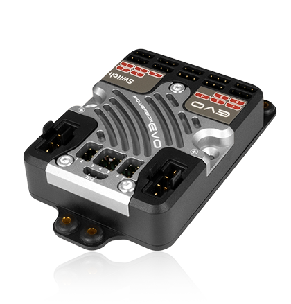 PowerBox EVO Leistungsstarke Doppelstromversorgung mit 7 Kanälen, Spannungsregelung und Telemetrie