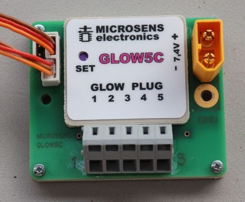 Glow5C Zündanlage für 1- 5-Zyl. Glühzündermotoren incl. Zubehör
