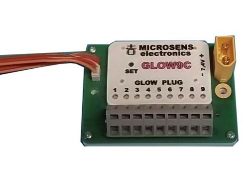Glow9C Glühkerzenheizung für 1- 9-Zyl. Motoren incl. Zubehor